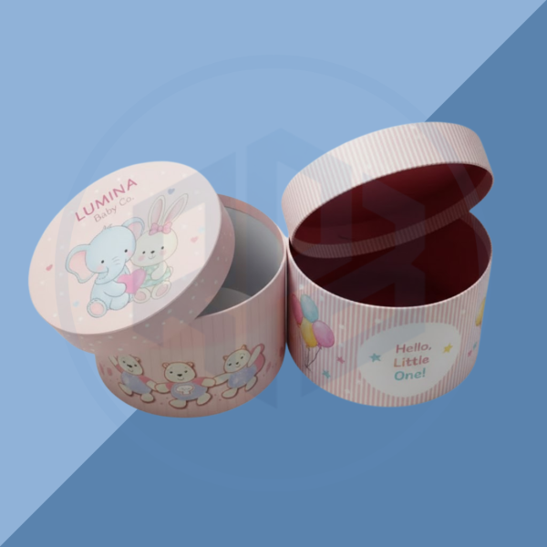 Rigid Round Gift Packaging Boxes (5) Rigid Round Gift Packaging Boxes