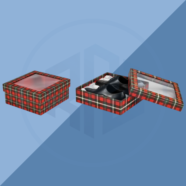 Rigid Shoe Packaging Boxes with Window