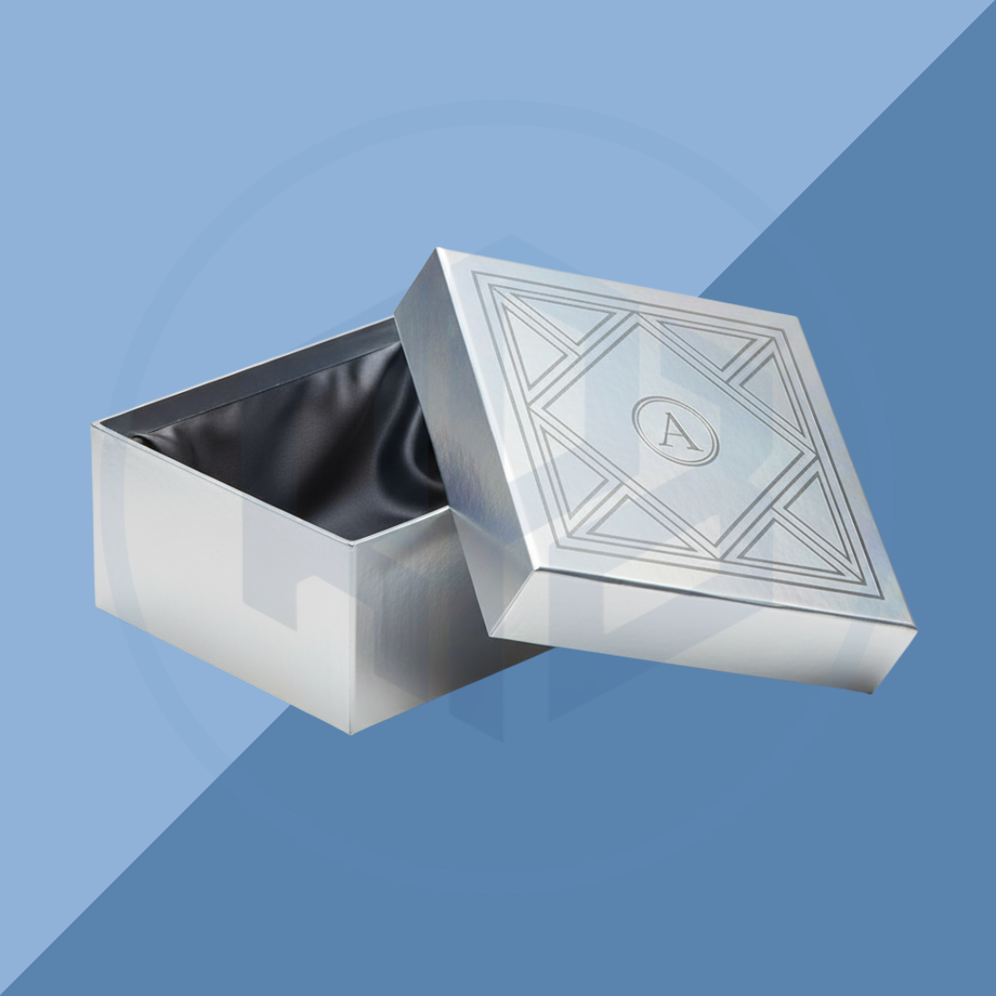 Rigid Silver Foil Packaging Boxes