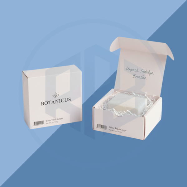 Rigid White Soap Packaging Boxes (10) Rigid White Soap Packaging Boxes