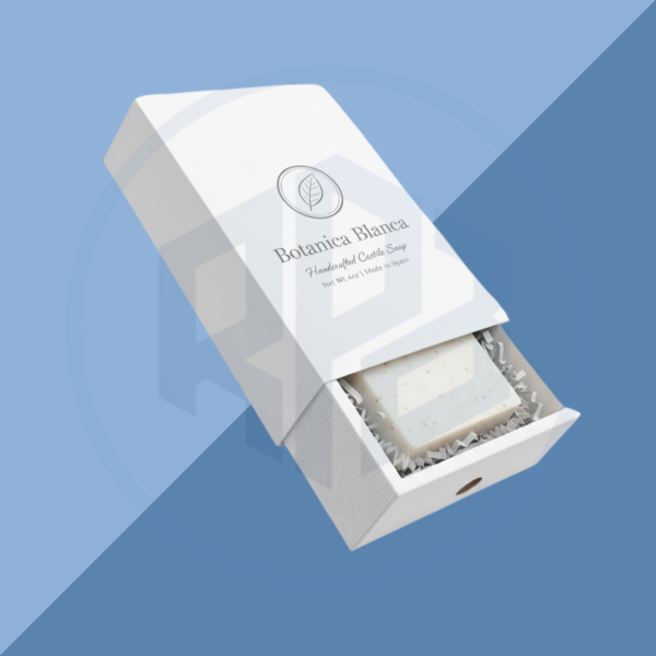Rigid White Soap Packaging Boxes (4) Rigid White Soap Packaging Boxes