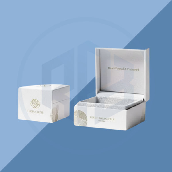 Rigid White Soap Packaging Boxes (5) Rigid White Soap Packaging Boxes