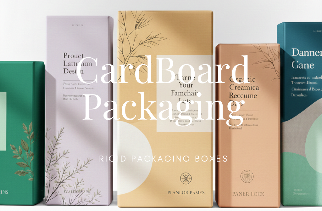 Cardboard Packaging by Rigid Packaging Boxes